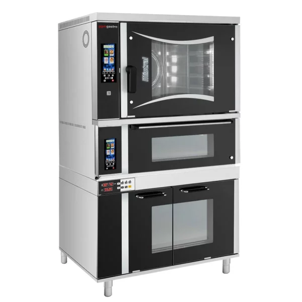 Pekařský kombinovaný konvektomat - dotykový - 6x EN 60x40 - včetně pece na pizzu a kynutí - Image 3