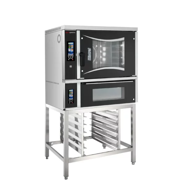 Pekařský kombinovaný konvektomat - Touch - 6x EN 60x40 - včetně pece na pizzu a základního rámu - Image 3