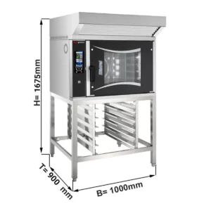 Pekařský konvektomat - Touch - 6x EN 60x40 - včetně digestoře