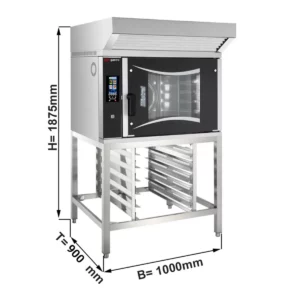 Pekařský konvektomat - Touch - 6x EN 60x40 - včetně digestoře
