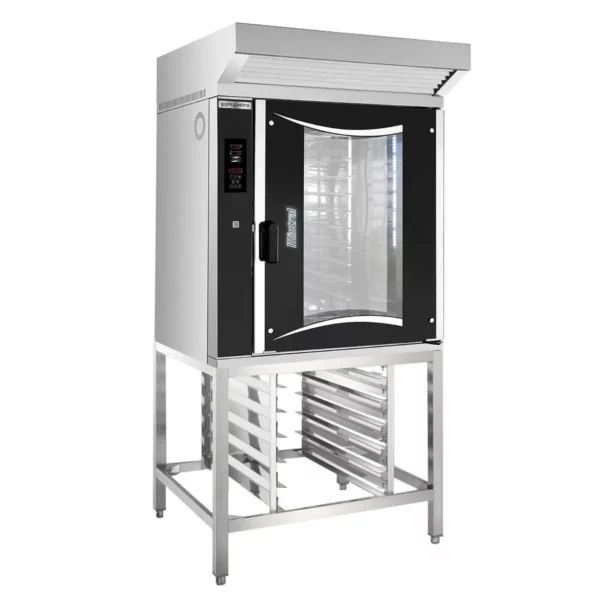 Pekařský kombinovaný konvektomat - Digitální - 10x EN 60x40 - včetně krytu a základního rámu - Image 5