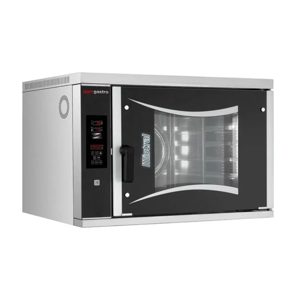 Pekařský kombinovaný konvektomat - digitální - 6x EN 60x40 - včetně 2 pecí na pizzu, digestoře a základního rámu - Image 2