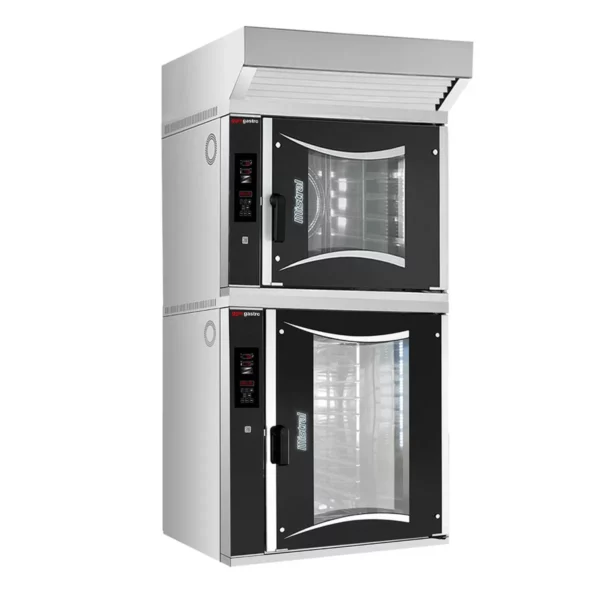 2x pekařský kombinovaný konvektomat - digitální - 6x + 10x EN 60x40 - včetně digestoře - Image 3