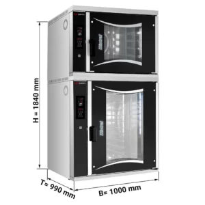 2x pekařský konvektomat - digitální - 6x + 10x EN 60x40