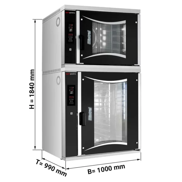 2x pekařský konvektomat - digitální - 6x + 10x EN 60x40