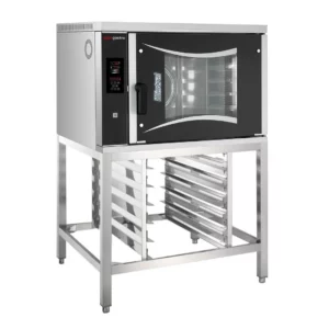 Pekařský kombinovaný konvektomat - Digitální - 6x EN 60x40 - včetně podstavce a držáku podnosu