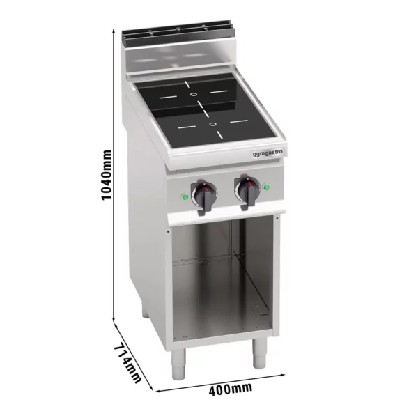 Infračervený sporák - 6,4 kW - 2 plotny