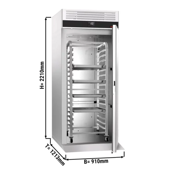 Pojízdná chladnička PREMIUM - GN 2/1 - GN 1/1 - EN 60x40 - 700 litrů - s 1 dveřmi