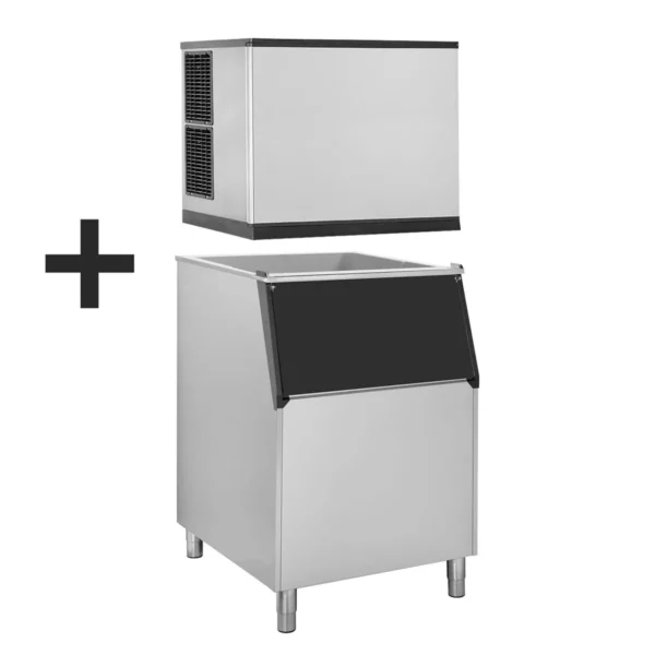 Výrobník ledových kostek - kostky - 212 kg/24 h - včetně zásobníku na led - Image 7
