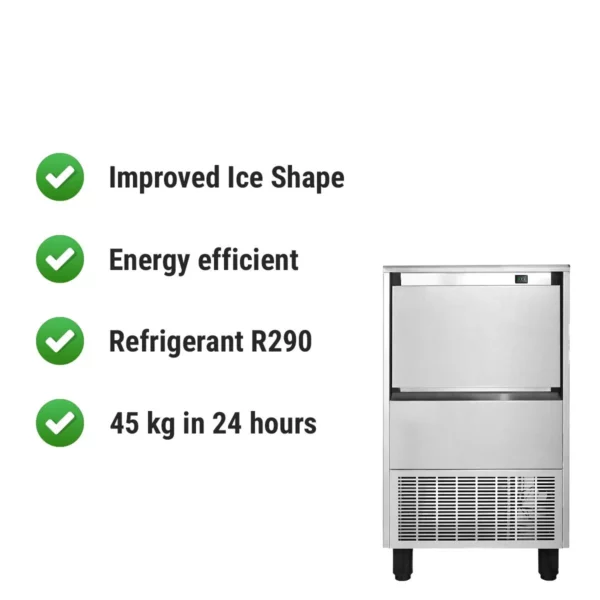 Výrobník ledových kostek - válec - kostka - 76 kg/ 24 h - Image 10