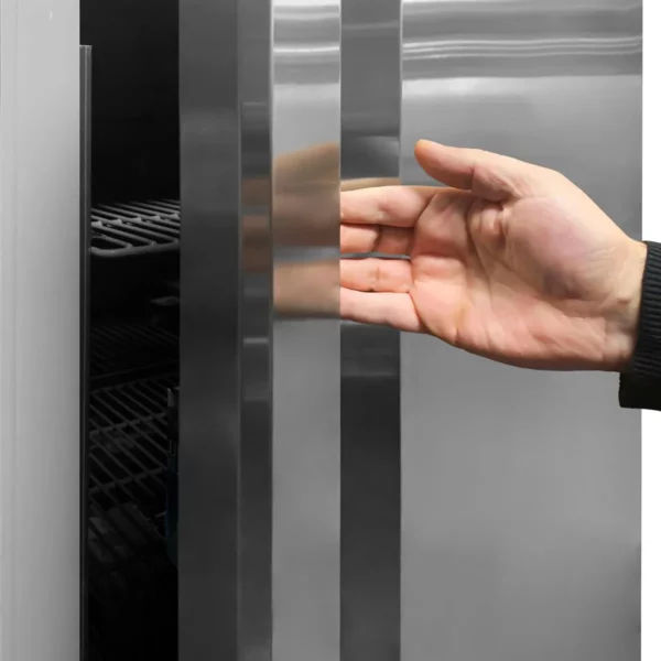 Chladnička a mrazák PREMIUM PLUS - GN 2/1 - 520 litrů - se 2 nerezovými polovičními dveřmi - Image 4