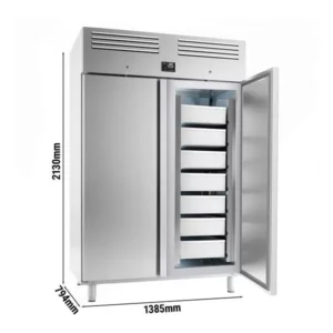 Chladnička na ryby PREMIUM PLUS - EN 60x40 -1240 litrů - se 2 dveřmi