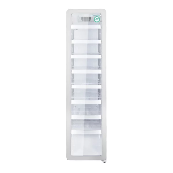 GASTRO COOL | Chladnička se skleněnými dveřmi - 220 litrů - úzká - 1 skleněné dveře - bílá - Image 4