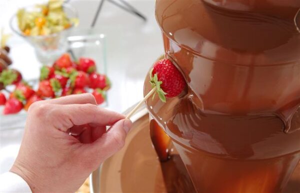 Kašna na čokoládové fondue 5 patrová, HENDI, 230V/265W, ø332x(H)709mm - Image 5