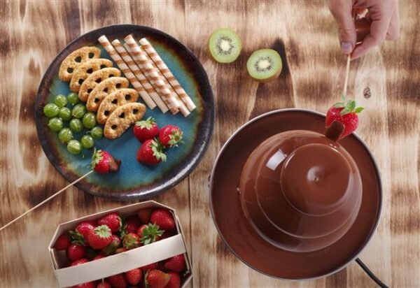 Kašna na čokoládové fondue 5 patrová, HENDI, 230V/265W, ø332x(H)709mm - Image 6