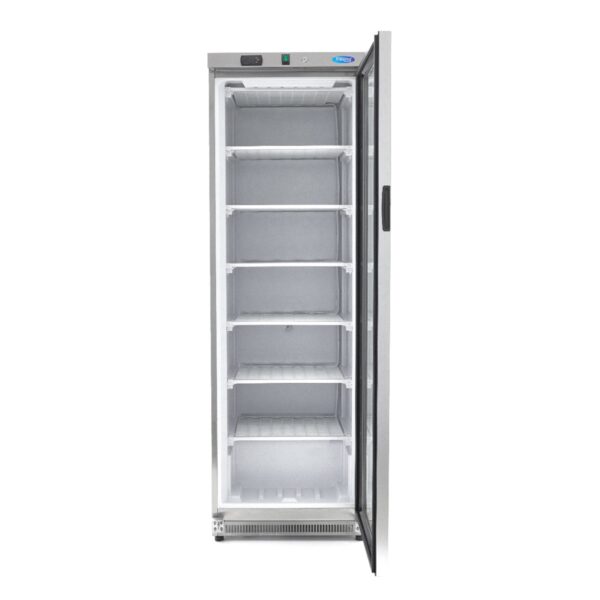 Mraznička - 400L - nerezová ocel - se skleněnými dveřmi - Image 5