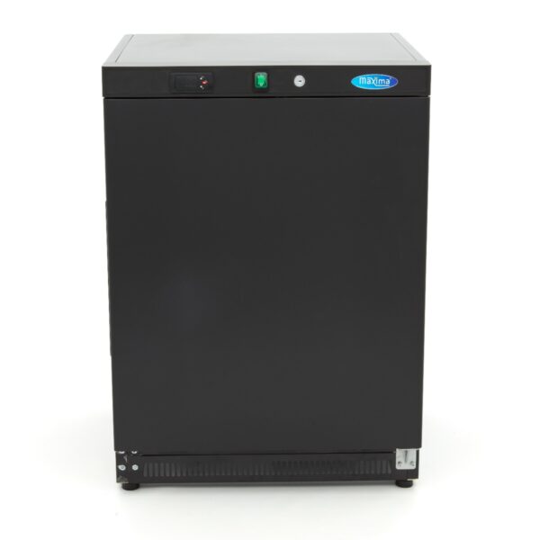 Chladící skříň – 200 l – 3 nastavitelné police – černá | Maxima 09405002 - Image 2
