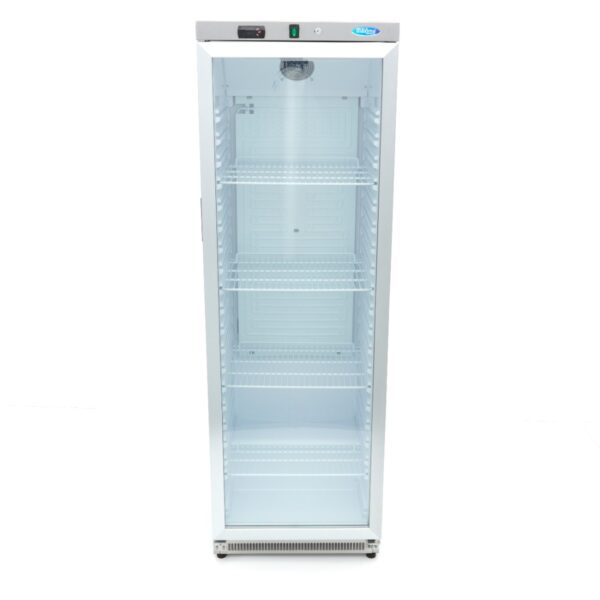 Chladnička - 400L - nerezová ocel - se skleněnými dveřmi - Image 2