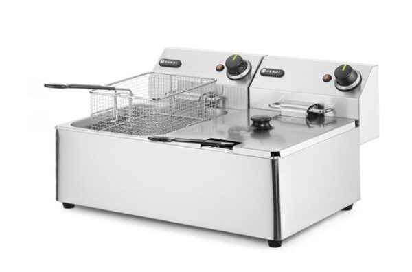 Fritéza manuální Kitchen Line – 2 x 6 l | Hendi 205853 - Image 3
