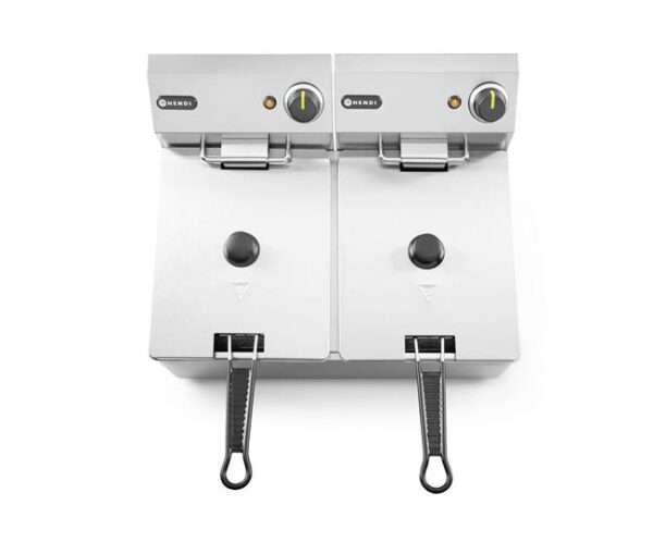 Fritéza manuální Kitchen Line – 2 x 6 l | Hendi 205853 - Image 4