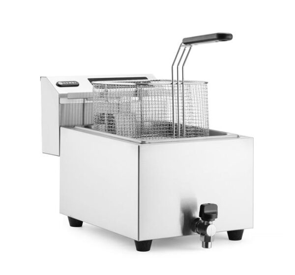 Fritéza s digitálním ovládacím panelem Profi Line s výpustným ventilem – 8 l, HENDI, Profi Line, 8L, 230V/3500W, 305x515x(H)345mm - Image 3