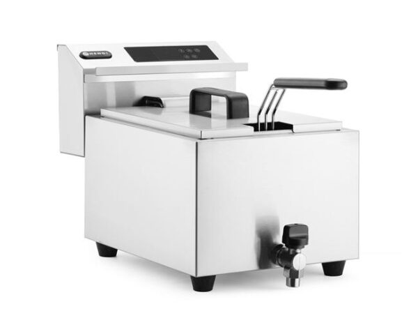 Fritéza s digitálním ovládacím panelem Profi Line s výpustným ventilem – 8 l, HENDI, Profi Line, 8L, 230V/3500W, 305x515x(H)345mm - Image 4