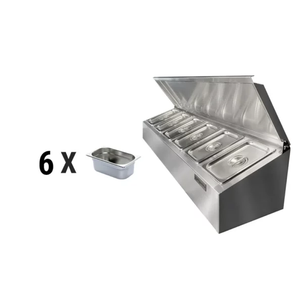Deska k připevnění kořenek - 6x GN 1/4 - Image 6