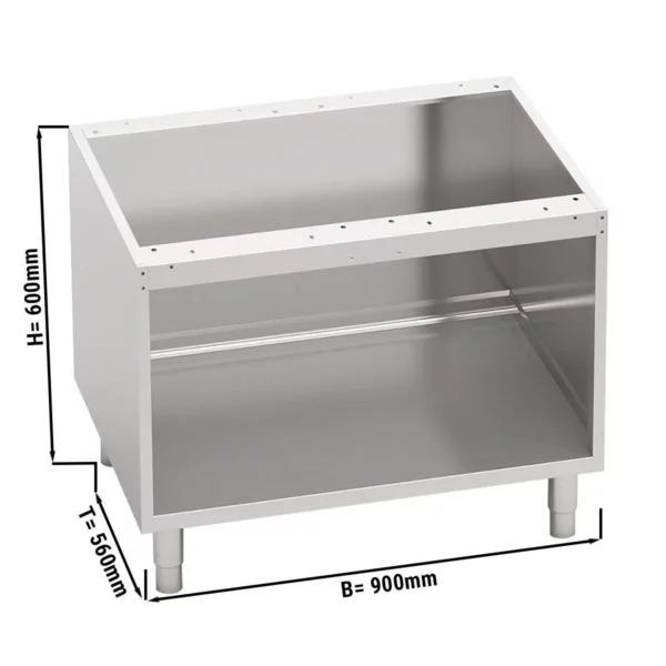 Otevřená spodní konstrukce - 900mm