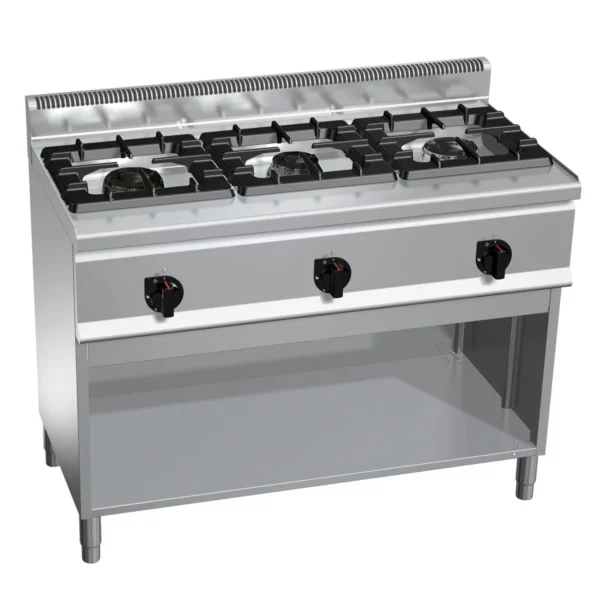 Plynový sporák - 31 kW - 3 hořáky - Image 4