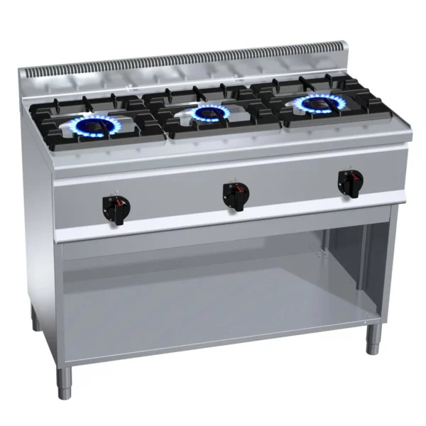 Plynový sporák - 31 kW - 3 hořáky - Image 5