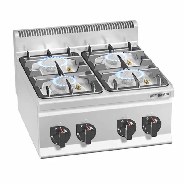 Plynový sporák - 19 kW - 4 hořáky - Image 4