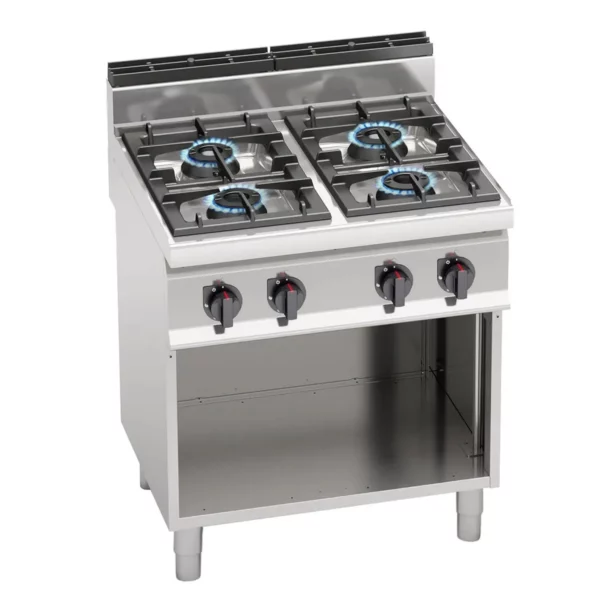 Plynový sporák - 28 kW - 4 hořáky - Image 4