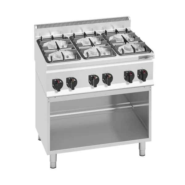 Plynový sporák - 28,5 kW - 6 hořáků - včetně základního rámu - Image 2