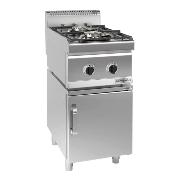 Plynový sporák - 10 kW - 2 hořáky - včetně podstavce s 1 dvířky - Image 2