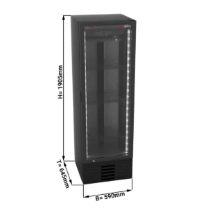 Chladnička na nápoje - 330 litrů - 1 skleněné dveře a LED osvětlení