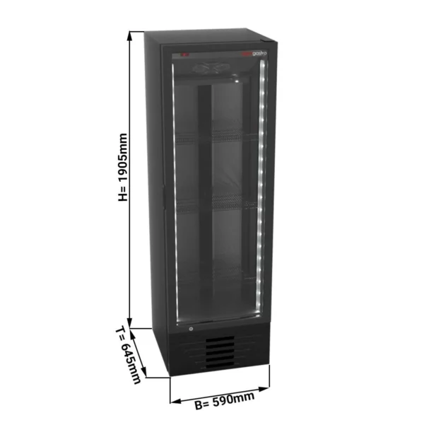 Chladnička na nápoje - 330 litrů - 1 skleněné dveře a LED osvětlení