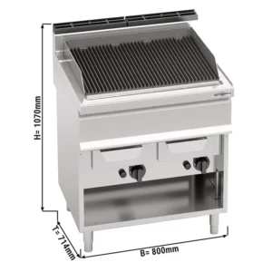 Plynový vodní gril (18 kW)