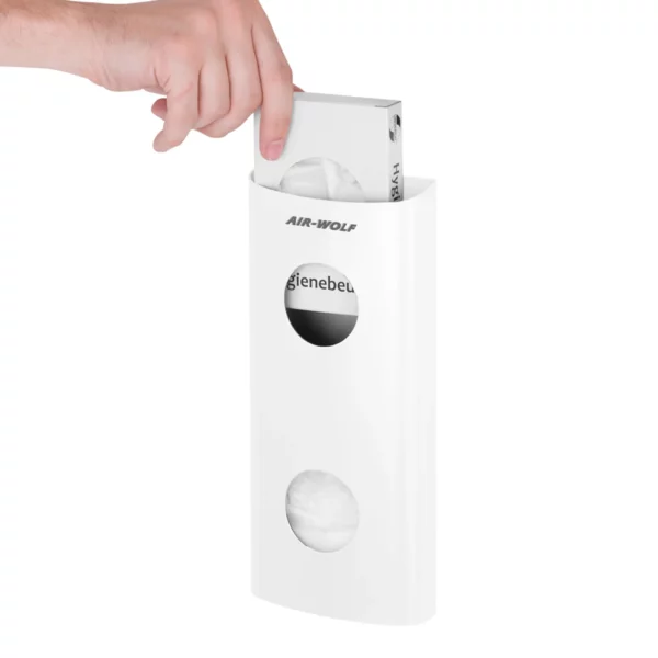 AIR WOLF | Dávkovač hygienických sáčků až na 25 hygienických sáčků - bílá nerez - Image 8