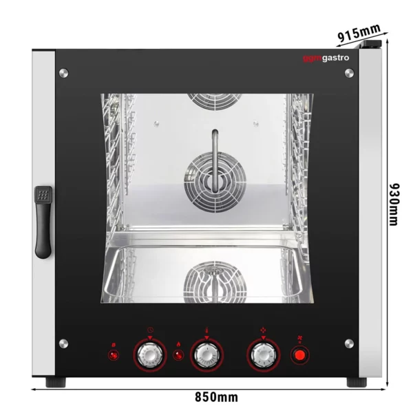 Pekařský konvektomat - ruční - 6x GN 1/1 nebo EN 60x40