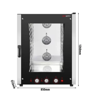 Pekařský plynový konvektomat - ruční - 10x GN 1/1 nebo EN 60x40