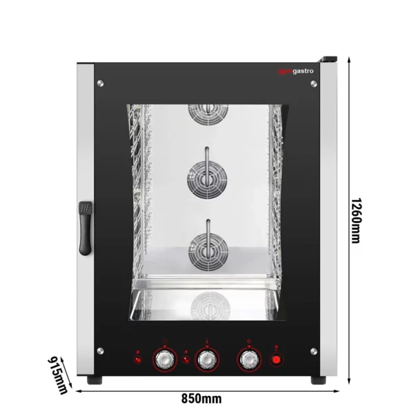 Pekařský plynový konvektomat - ruční - 10x GN 1/1 nebo EN 60x40