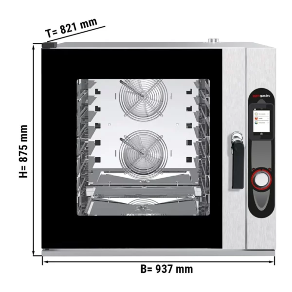 Pekařský konvektomat - Touch - 6x EN 60x40 - s mycím systémem
