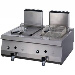 Maxima Plynová profesionální fritéza s kohoutkem - 2 x 12 l | 09395003
