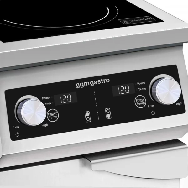 Indukční sporák - 10 kW - 2 varné desky - Image 5