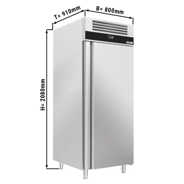Pekárenská chladnička PREMIUM - EN 60x40 - 850 litrů - s 1 dveřmi