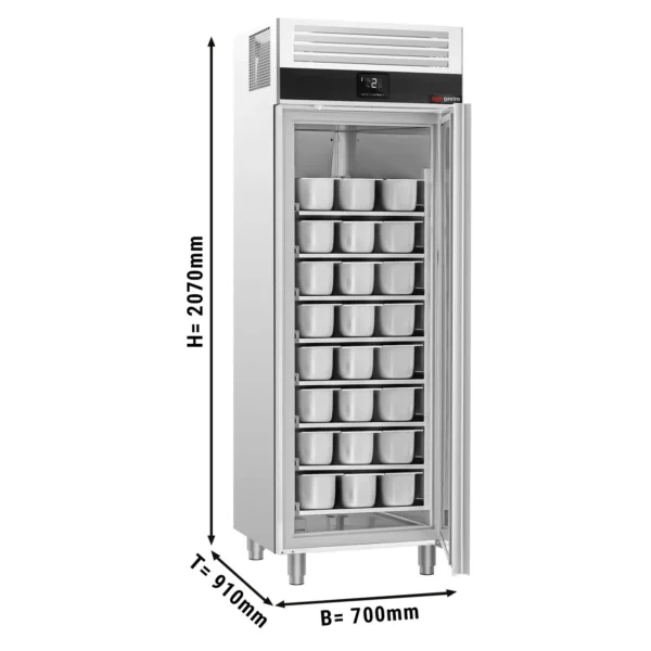 Mraznička na led PREMIUM - EN 60x80 - 700 litrů - s 1 dveřmi - Image 4