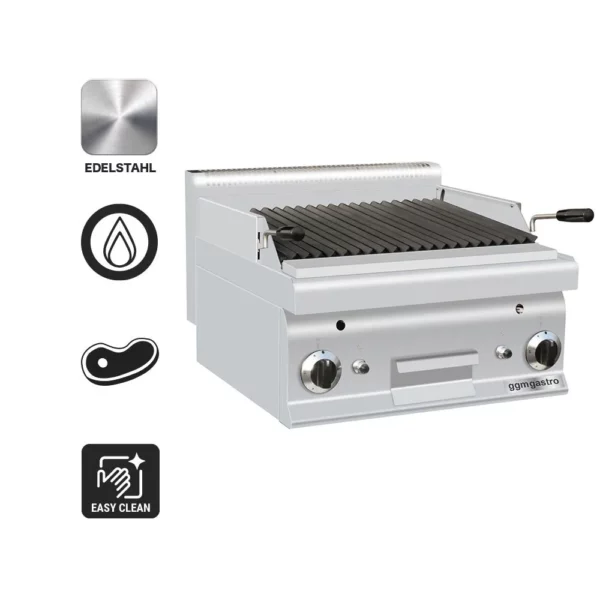Plynový lávový gril (10,6 kW) - sklopný grilovací rošt - Image 7