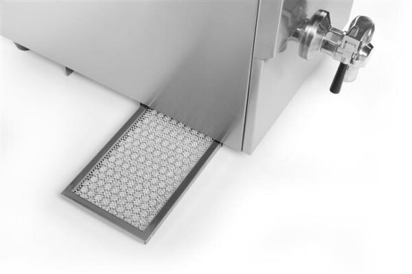 Indukční fritéza s vypouštěcím kohoutkem, 8 l, HENDI, 8L, Světle šedá, 230V/3500W, 288x619x(H)408mm - Image 8
