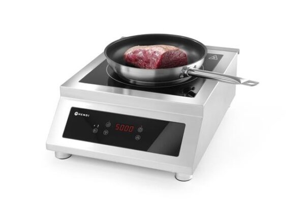 Indukční vařič model 5000 D, HENDI, Profi Line, 400V/5000W, 398x525x(H)175mm - Image 2