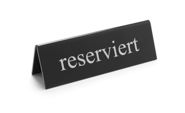 Informační tabulka Rezervováno“, HENDI, reserved, 130x30x(H)38mm - Image 2